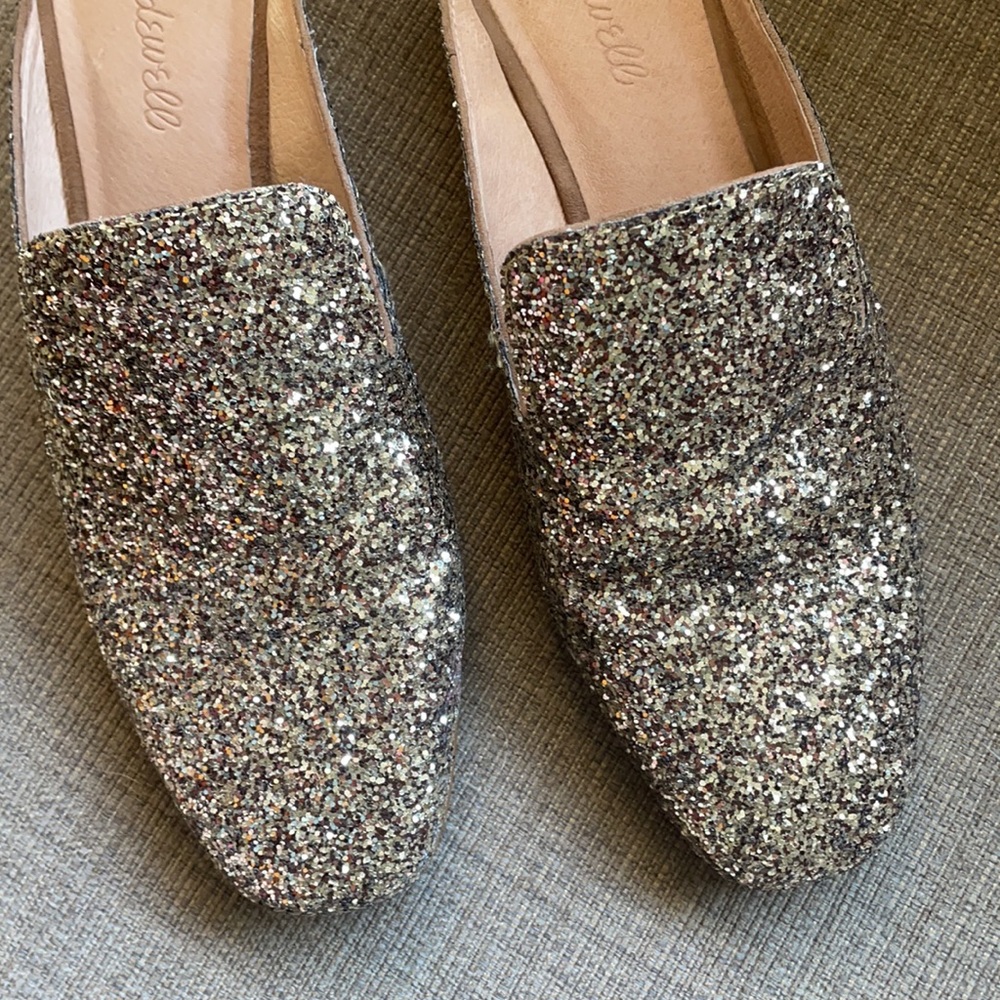 Willa loafer mule in glitter